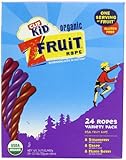 Clif Kid Organic Fruit Rope, Variety Pack, Strawberry, Mixed Berry, Grape, 0.7-Ounce Bars, 24 Count