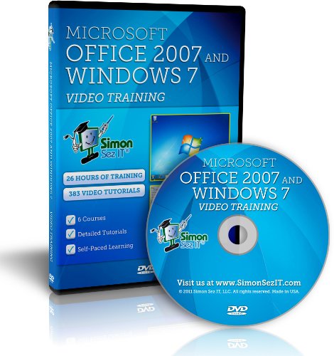 Learn Microsoft Office 2007 and Windows 7 - Video Training Tutorials for Windows 7, Excel, Word, PowerPoint, Outlook, and Access 2007 by Simon Sez IT