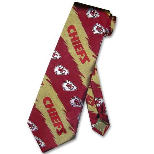 KANSAS CITY CHIEFS NeckTie NFL Football SILK Woven Men's Neck Tie NEW