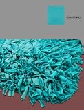 Premium Jersey T-Shirt Cotton Shag Rug 30" X 50" (AQUA)