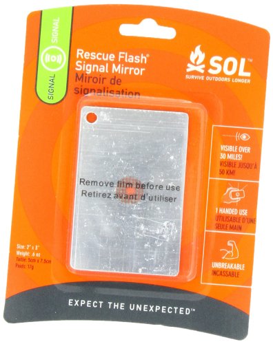 Adventure Medical Kits Essentials Rescue Flash Signal Mirror
