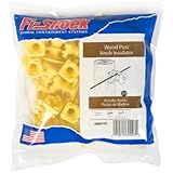 Fi-Shock IWKNY-FS Yellow Economy Insulator with Double-Headed Nail