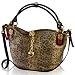 Marino Orlandi Italian Designer Pantera Painted Leather Crossbody Purse Bag