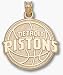 Detroit Pistons 3/4 Basketball Pendant - 10KT Gold Jewelry
