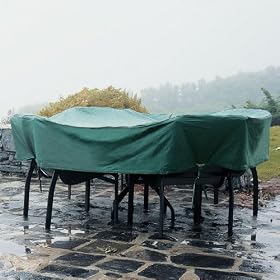 Weather Wrap Round Table and Low Back Chairs Cover