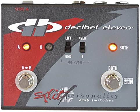Decibel Eleven Split Personality Amp Switcher (DB11-SP) String Bundle w/ 2 free Items: Ernie Ball Guitar Strings, 1 Dozen Dunlop Tortex Picks