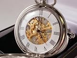 Solid pewter fronted mechanical pocket watch To Be Born Welsh