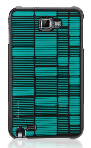 Belkin Shield Micra Bricks Schutzh&uuml;lle f&uuml;r Samsung Galaxy Note t&uuml;rkis/chrome-schwarz