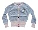 Harajuku Lovers By Gwen Stefani * Planet * Grey Line Up Cardigan With Colorful Buttons -- Gwen, Love, Angel, Music and Baby -- For Kids * 08 Newest Collection *
