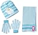 Berkshire Girl's 3 Piece Fairy Tinkerbell Beanie Glove and Scarf Set