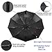 HONGYUE Ranson Compact Windproof Travel Umbrella with Auto Open Close Button