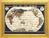 Piearth　ピィアーズ 宝石 世界マップシリーズ 87タイプ 真珠貝 P87MAP-WPKの画像