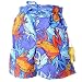 Toddler Boys Swimwear PLAID FISH Fun Pattern Shorts Trunks Boy 2T