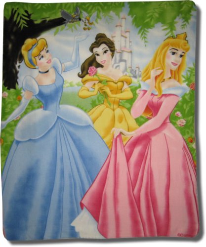 Disney Princesses 'A Walk in the Park' Over-size Fleece Throw Blanket