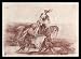 Francisco de Goya y Lucientes (Drawing for La Tauromaquia: Charles V as a bullfighter in Valladolid) Framed Art Poster Print - 11 X 17