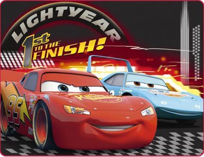 Disney Cars Lightyear Fleece Blanket Throw Single Official