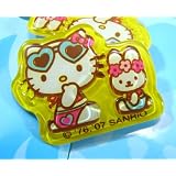 TropicalBeachHelloKittyandBunnyPonyTailHolder