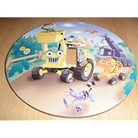 BOB THE BUILDER Light switch Cover 5 Inch Round Switch plate Switchplate