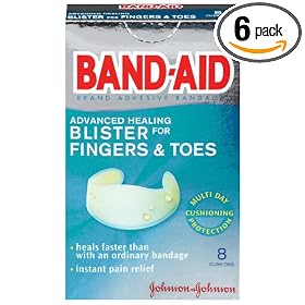 Click here to buy Band-Aid Brand Adhesive Bandages, Advanced Healing Blister Cushions for Fingers and Toes,... by Band-Aid.
