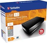 Verbatim 47661 Desktop 2TB externe Festplatte (8,9 cm (3,5 Zoll), SATA, 8MB Cache, USB 3.0, PCIe-Host-Karte)