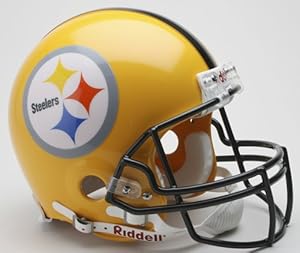 Pittsburgh Steelers 2007 Yellow Throwback Riddell Mini Football Helmet