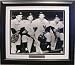 1961 New York Yankees Infield Autographed 16x20 Photograph - Framed (Skowron, Richardson, Kubek, Boyer)