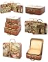 Rendez-Vous in Paris Nesting Vintage Suitcases, Set of 3
