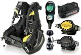 Cressi Travel Light BC Diving Package Set, Great For Dive Traveling