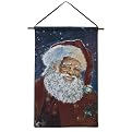 African American Santa Wall Hanging - 17x26"