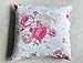 2PCS Luckyeeh Floral Rose Pillow Case Cover White 2 Pieces Per Order (PL102