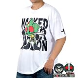 大きいサイズ 仮面ライダー Tシャツ(半袖) （ホワイト） （3L 4L 5L 6L）