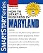 Books : How to Start a Business in Maryland