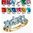 Avon Birthstone Flower Anywhere Ring Nov/Citrine