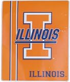 Illinois Fighting Illini Royal Plush Raschel Throw