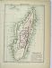 c1902 COLOUR ANTIQUE MAP MADAGASCAR INDIAN OCEAN PRINT