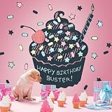 Wallcandy Arts Black Cupcake Chalkboard