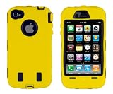 Body Armor for iPhone 4 / 4th Generation - Yellow & Black