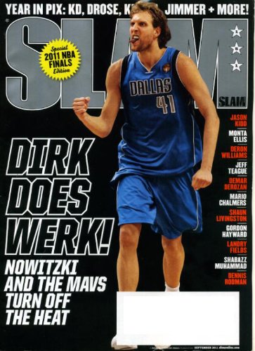 Slam September 2011 Dirk Nowitzki/Dallas Mavericks on Cover, Deron Williams/New Jersey Nets, Jason Kidd, Shaun Livingston/Charlotte Hornets, Dennis Rodman Interview