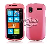 BABY PINK HARD RUBBERIZED CASE for SAMSUNG FOCUS