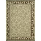 Nourison PE26-GRE Persian Empire Green Oriental Rug Size: 3'6