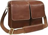 Buy Brown Dual Leather Flap Organizer Brief (#2740-3) by APC