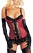 Search : Shirley of Hollywood Women's Satin Tapestry Flowered Jacquard Long Line Bustier