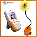Electronics : Handheld 2.5" Color Video Baby Monitor and 2.4ghz Wireless Camera - Daisy YELLOW (Day & Night) (Video & Audio) Infant Nursery Monitor