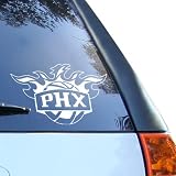 NBA Phoenix Suns 8" x 8" White Decal Logo