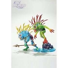  World of Warcraft Series 4: Murloc Action Figure 2-Pack: Fish-eye and Gibbergill - Colors May Vary