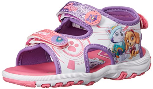 Josmo Character Shoes CH1525 Girls Paw Patrol sandals (Toddler/Little Kid),Pink/Purple,12 M US Little Kid