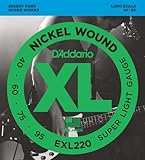 UPC 019954151225 product image for D'Addario EXL220x2 (2 sets) Elec Bass Guit Strings, XL Nick Rnd Wnd, Long (.040, | upcitemdb.com