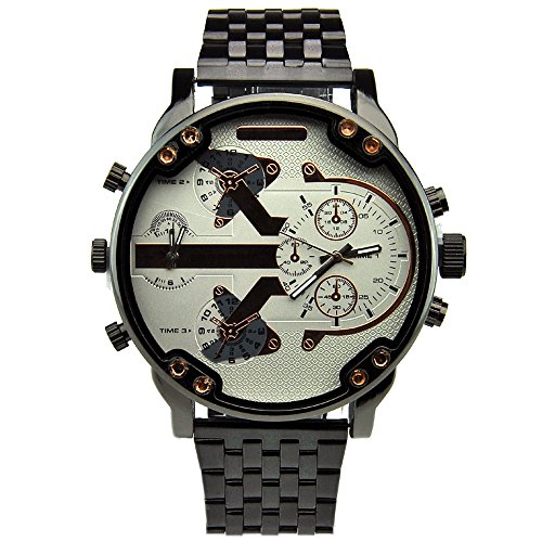 Sinceda analog oversize sport military fashion multi ti…