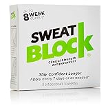 Sweat Block High Strength Antiperspirant Pads 8 Weeks' Supply