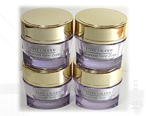 $78 Value! Lot 4x Estee Lauder Advanced Time Zone Age Reversing Line/wrinkle Creme Broad Spectrum Spf15 0.5 Oz/ 15 Ml (Total 2 Oz/60 Ml)